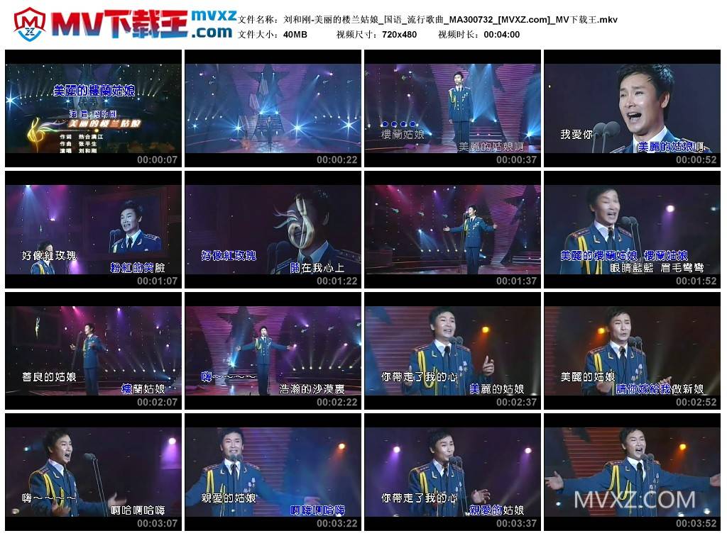 刘和刚-美丽的楼兰姑娘_国语_流行歌曲_MA300732